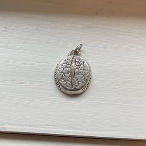 Digby and Iona Kahlo Necklace - SS and 14k gold inlay!